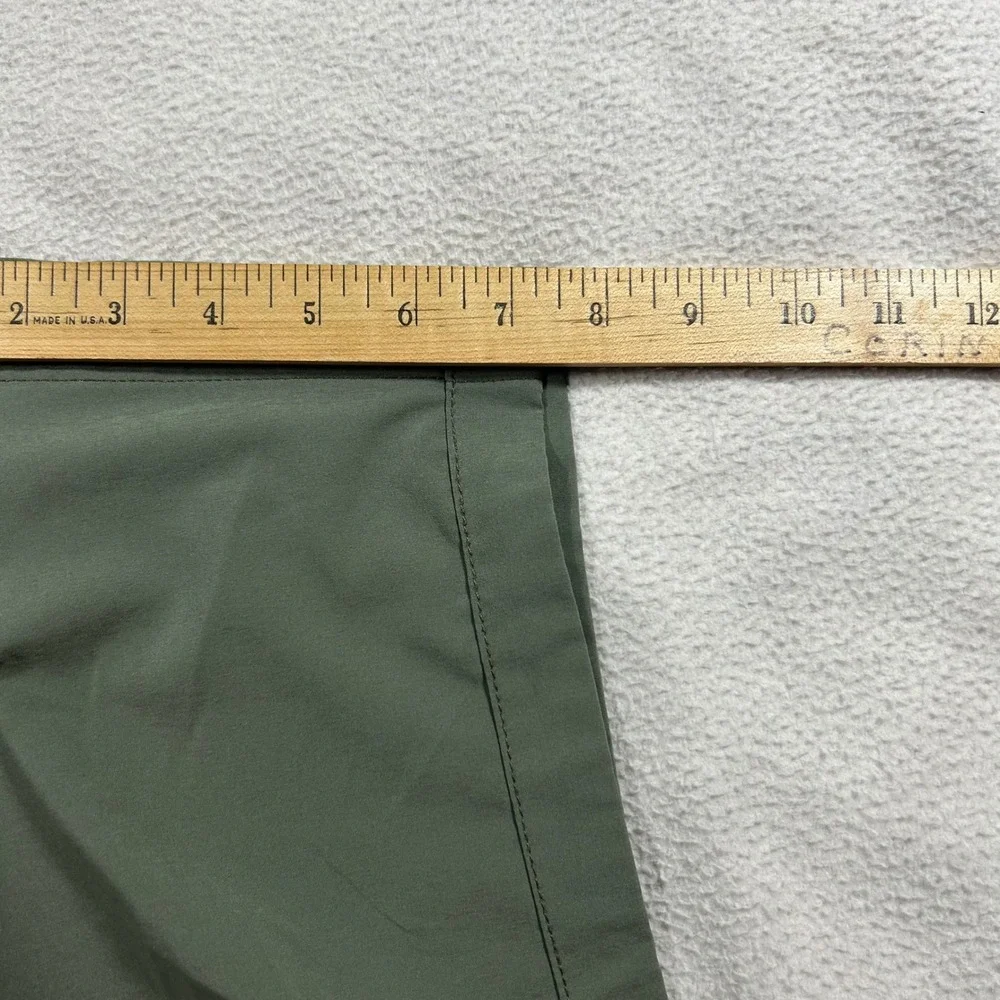 Wellen Hybrid Performance Shorts Mens 32 Olive Green Quick Dry Stretch Hiking